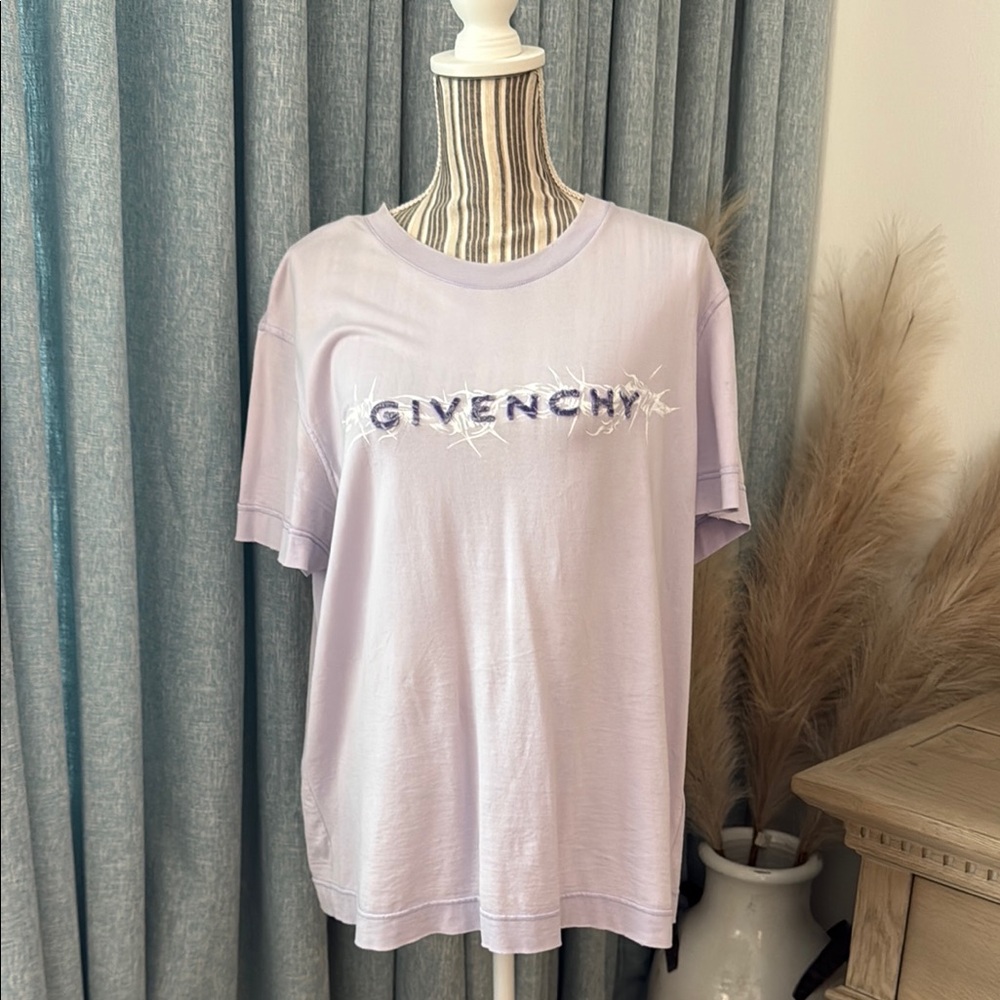 Oversized Givenchy Light Purple Tee M